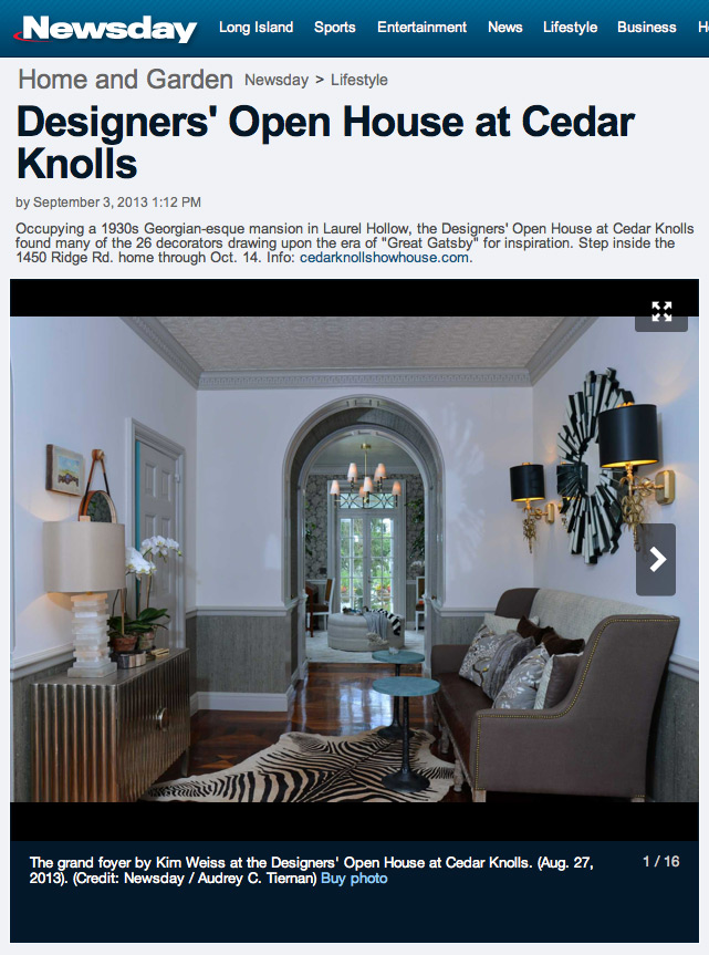 Kim Weiss Cedar Knolls Show House